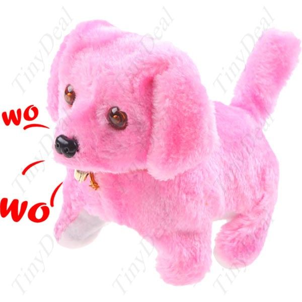 Cute Funny Elétrica Andando Barking Dog Filhote de cachorro