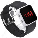 Red LED Digital Assista Bangle para Masculino Feminino - Pre