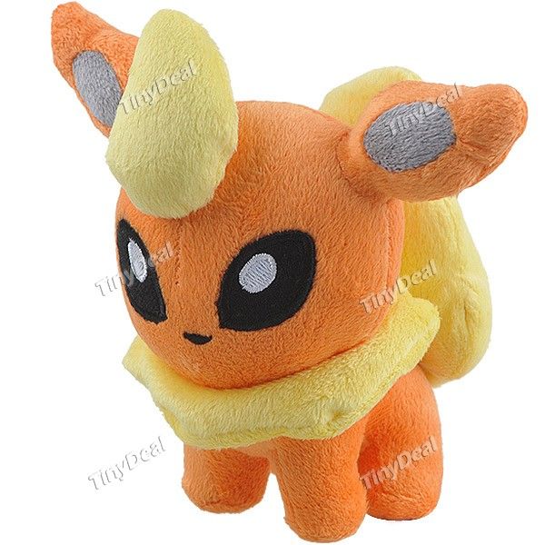 Mostrar bonito Pokemon Flareon Estilo Plush Doll Toy Brinque