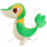 Mostrar bonito Pokemon Estilo Snivy Plush Doll Toy Brinquedo